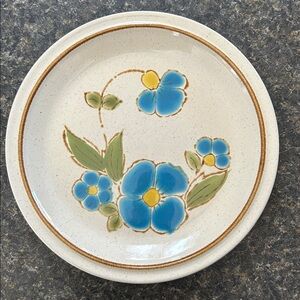 Vintage stoneware plate